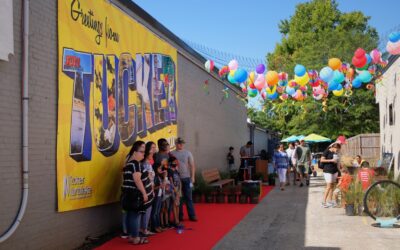 Art in the Alleys project takes shape in Downtown Tucker