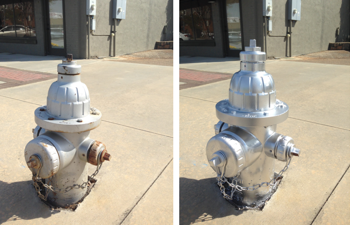 Repainting Fire Hydrants