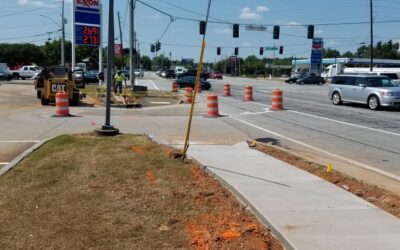 Tucker-Northlake CID Constructs Sidewalk along Lavista Road